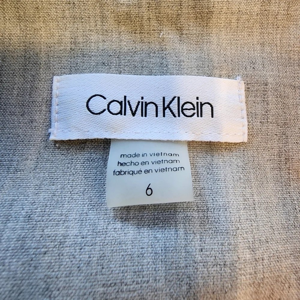 Calvin Klein Stylish Gray Sleeveless Dress - Picture 8 of 9